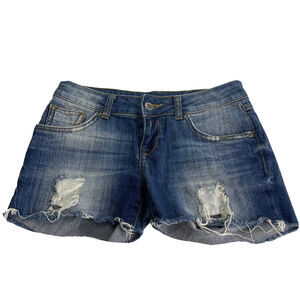 anine bing cutoff distressed Denim Jean Shorts Women’s Size 25